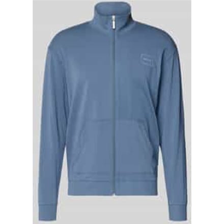 Regular fit sweatjack van katoenmix Model 'LAZE ZIP'
