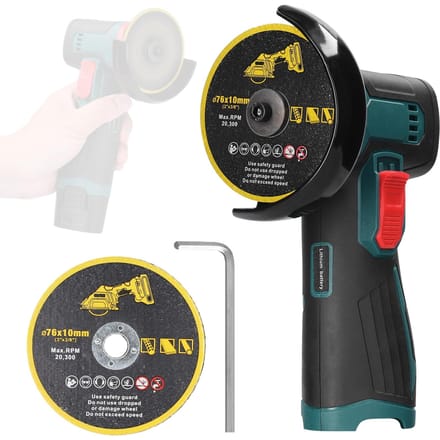 3inch elektrische slijpmachine borstelmotor multifunctionele haakse slijpmachine handheld lithium No battery Only Machine veelkleurig