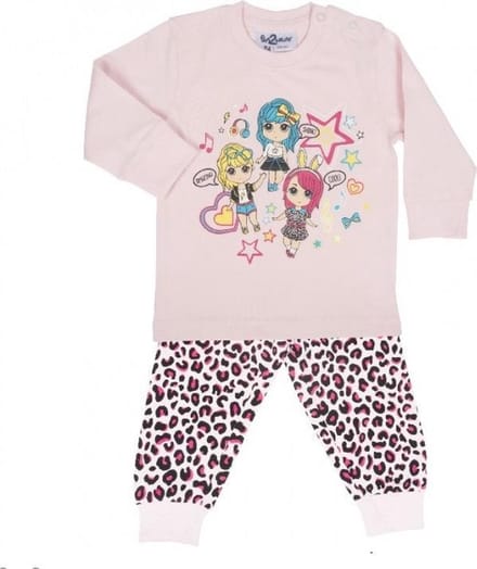 baby pyjama amazing girls 86 licht roze