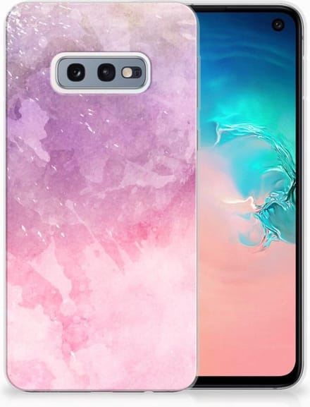 Hoesje maken Samsung Galaxy S10e Pink Purple Paint