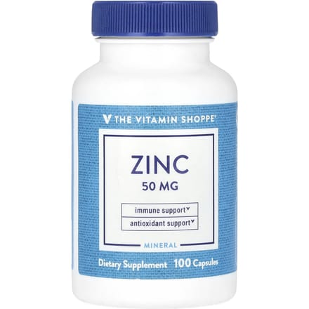 The Vitamin Shoppe, Zink, 50 mg, 100 capsules