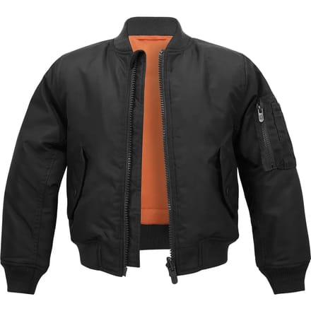 Brandit Jas voor kinderen - Kids MA1 Jacket - voor Kinderen - zwart