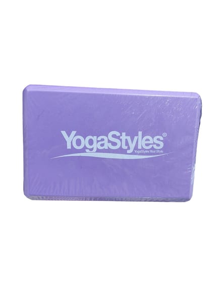 YogaStyles Yoga Blok Paars