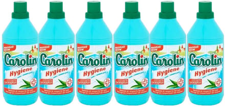 Carolin Vloerreiniger Hygiene Eucalyptus - 6 x 1 l