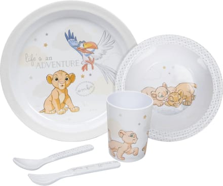 Disney Widdop &Co. Kinderservies Simba - Lion King 5-delig
