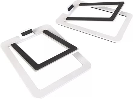 Speaker Stands - Audio Verhogers - Verbeter Geluid - Stabiele Constructie - 1 Paar - Wit