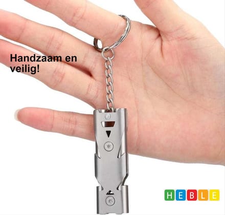 *** Noodfluitje - Fluitje - Emergency Fluit - Veiligheidsfluitje - Gevaarfluitje - Survival -150 Db - SOS Alarm - van Heble® ***