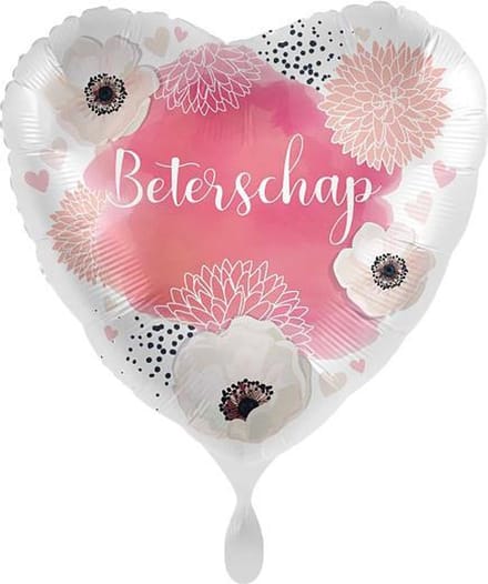 Folieballon Beterschap - hart