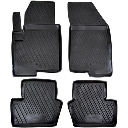 J&J AUTOMOTIVE | Tapis De Sol En Caoutchouc 3D Exclusive Pour Jeep COMPASS 2007-2017 noir
