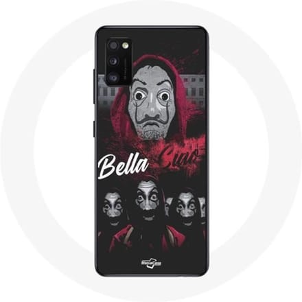 Samsung Galaxy A41 hoesje met het papel bella ciao-logo