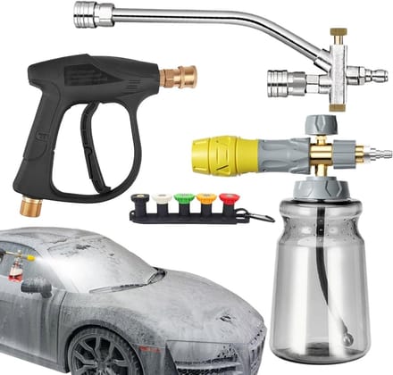 Schuimsproeier Auto - Reinigingsspuit Multifunctioneel - Effectief Reinigen - Duurzame Aluminium Constructie - 900 ml Tank - Uniek