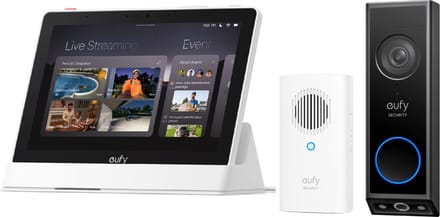 eufy E10 Smart Display-Slimme Home Hub + eufy Security E340 Video Deurbel met chime - Bundelvoordeel