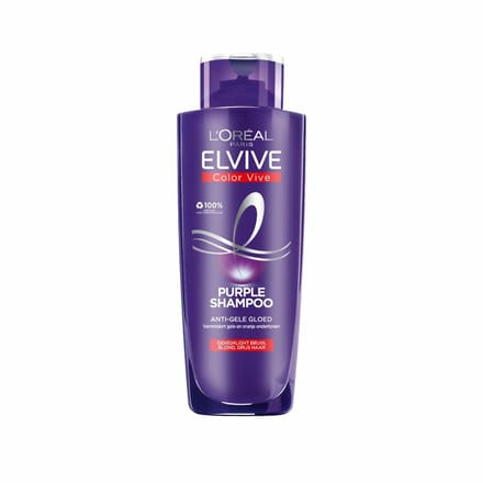 L'Oréal - Elvive Color Vive Purple Shampoo - 3 x 200 ml - Voordeelverpakking