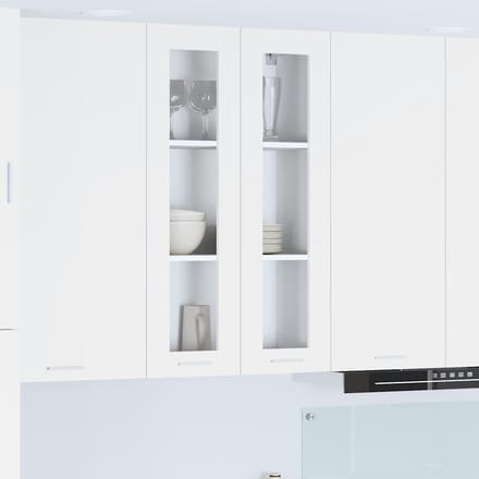 vidaXL - Hangkast - Wit - 60 - x - 31 - x - 100 - cm - Bewerkt - hout