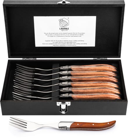 Laguiole Style de Vie Vorken Luxury Line - 6-delig - Rose