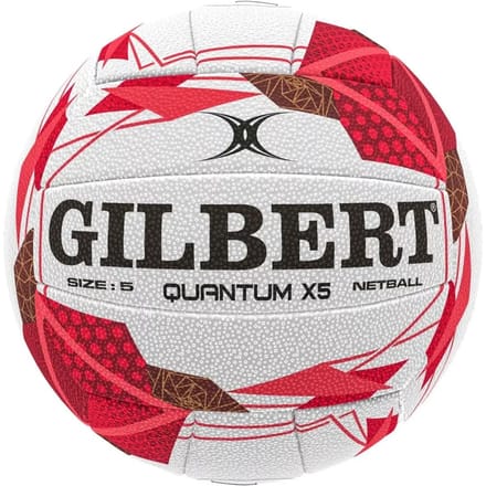 Gilbert Netball Quantum X5 Match Ball - Size 5 - Country Quantum X5 Match Ball
