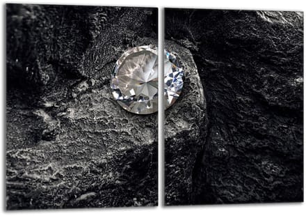 TMK ArtDeko - Glazen Beschermplaat - 40x52 cm - Diamant