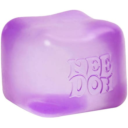 Schylling Needoh Nice Cube Sensorische Fidget Cube Stressverlichting Angst Sensorisch Hulpmiddel voor Focus ADHD & Kalmerend Bureau Gadget paars