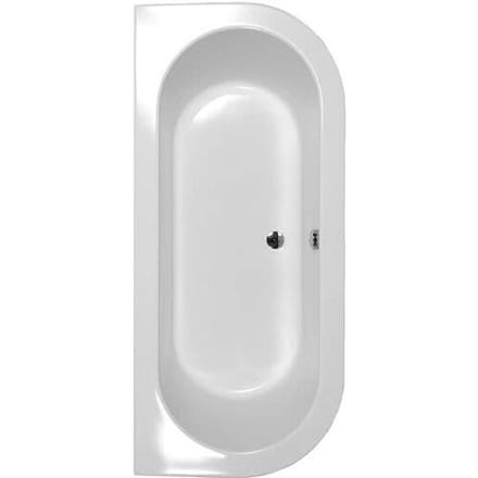 Caribia Ovalnova tub wall version Ovalnova wall incl. foot frame