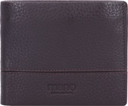 mano Don Tommas Portemonnee Leer 11 cm - Jongens - Horizontaal - braun