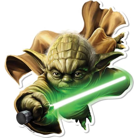 Star Wars Yoda wandkunst