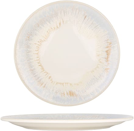 By Bone Dinerbord - Wave - Porselein - 25 cm - set van 6