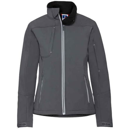 Russell Dames/Dames Bionic Zachte Shell Jas (Strijkijzer)
