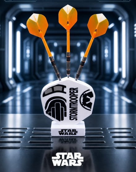 dartshouder dartspijlen stormtrooper