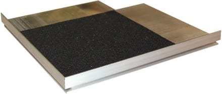 Randoplossing buitenhoek incl. rubberpad prijs per stuk Gardenlux