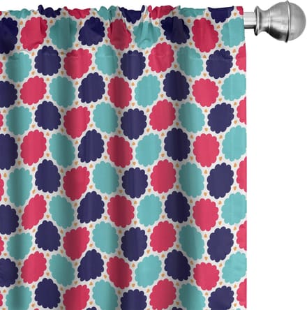 ABAKUHAUS Abstrakt Voorhangen – 2x75x175 cm – Microvezel