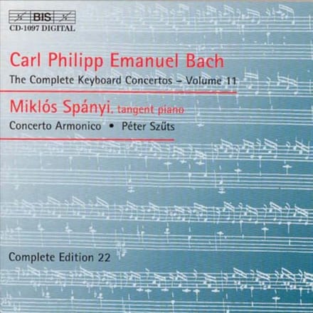 Miklós Spányi, Concerto Armonico - C.P.E. Bach: Keyboard Concertos Vol.11 (CD)