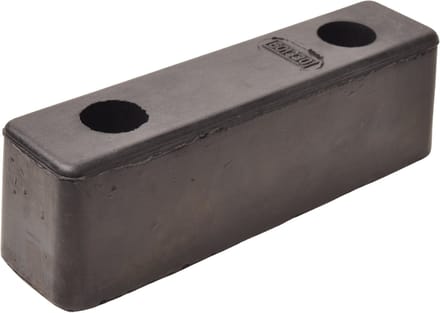Stootkussen 200x52x60 mm - zwart
