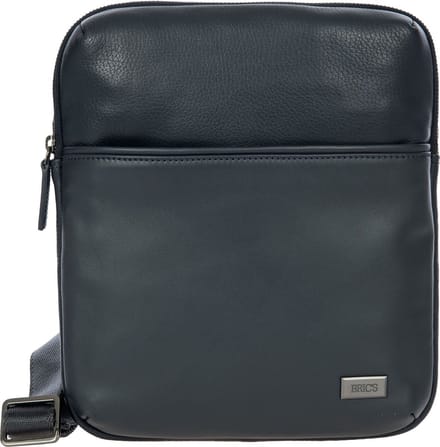 BRIC'S Schoudertas Tabletzak met laptopvak Torino Tracolla Navy Donkerblauw