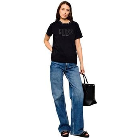 Straight Jeans Guess WIDE LEG W6YA1A D1339