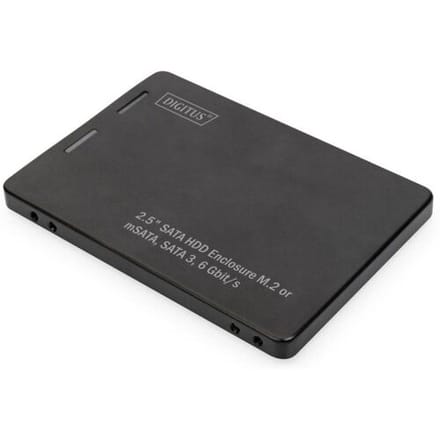 Digitus DA-71118 - Adapter - SATA naar M.2/mSATA - 2,5" - Aluminium