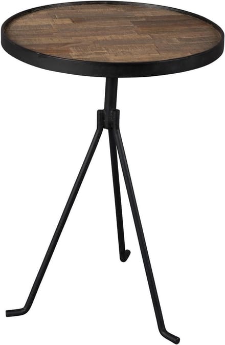 Dutchbone Tides - Bijzettafel - Bruin/Zwart - Set van 2