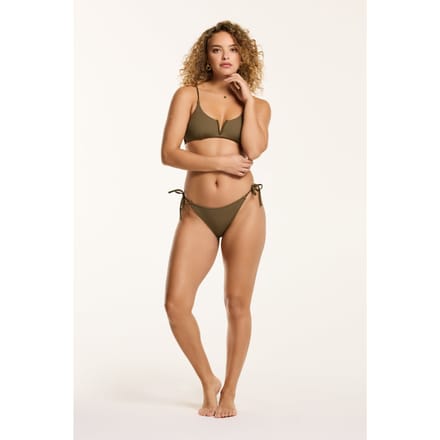 Shiwi Leah Bikini Set Cyprus Structure Forest Green Cyprus Größe: 34 | Bikinis Outlet | Damen | Grün