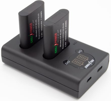 ChiliPower EN-EL23 Nikon USB Duo Kit - Camera accu set
