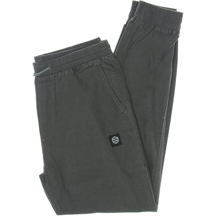 Heren lange jogger ripstop broek antraciet