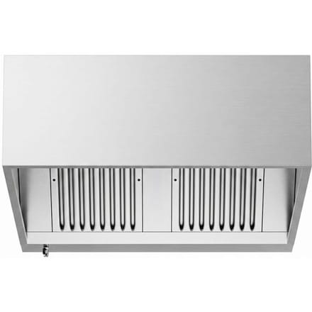 GGM Gastro Kastenhaube - 1200mm - mit Filter & Lampe Zilver