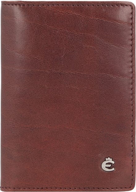Esquire Toscana Etui voor visitekaartjes Leer 7.5 cm - 20 Sleuven - coffee
