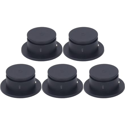5 stuks Surf Leash Plug Vervanging Ronde Board Cup Plug voor Surfboard Longboard Zwart gray