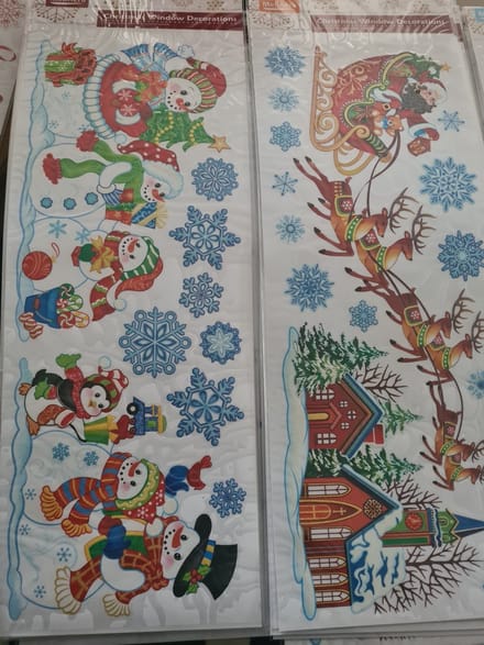 Melinera Raamdecoratie stickers 2 stuks 2 verschillende