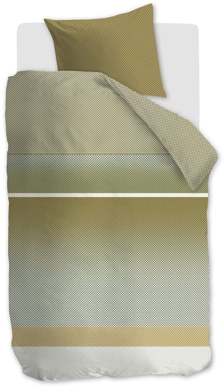 Beddinghouse Elvi dekbedovertrek - Eenpersoons - 140 x 200/220 cm - Groen