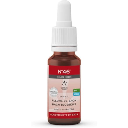 Bachbloesem Bio N°46 Druppels Woede 20ml