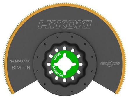 HiKOKI MSU85SB - Segmentzaagblad - Bi-Metalen Titaan - 85 mm - Starlock Bevestiging