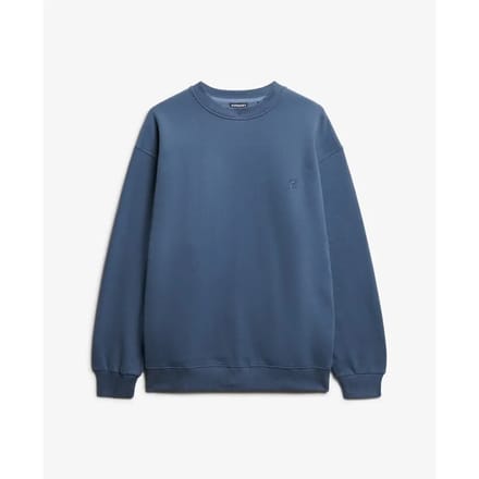Superdry - Blank Oversized sweatshirt met ronde hals - Heren - Truien