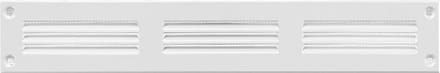 Ventilatierooster Wit Metaal Rechthoekig 200x100 mm met Insectenwering