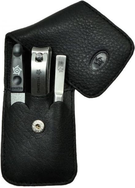 Pfeilring Manicure Etui 3 Delig Accessoire Ref.01 0111 3090/--0301 Zwart