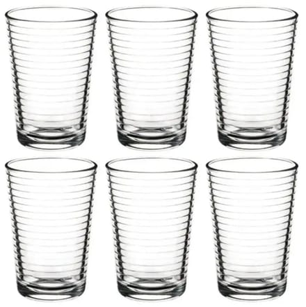 Pasabahce - waterglazen - Doro - set van 6 - 205 ml - helder glas